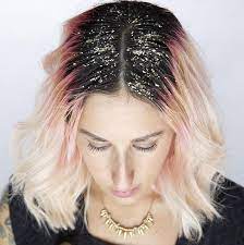 Women Are Now Hiding Their Grown Out Roots With Glitter Glitter Roots Hair 2016 Hair Trends Hair Styles 2016