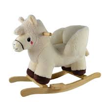 Animal à bascule doux pour enfants de 10 à 36 mois, favorise le développement de l'enfant par le. Jouets Knorr Animal A Bascule Samira Chameau Roseoubleu Fr