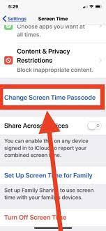 How can i get rid of the time limit without passcode? solution 2: How To Change Screen Time Password On Iphone Or Ipad Osxdaily