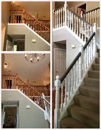 I'm pretty sure that was right at the height of using orange oak for trim work, kitchen cupboards, and banisters.because this house was full of. How Painting Banisters Handrails And Spindles Can Quickly Update A Home Painting Wooden Stairs