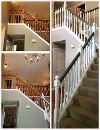Handrails, or banisters, give you something to hold onto while walking up and down the staircase. How Painting Banisters Handrails And Spindles Can Quickly Update A Home Painting Wooden Stairs