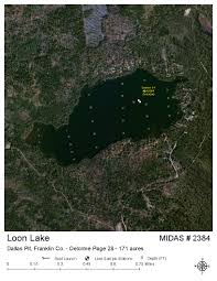 Lakes Of Maine Lake Overview Loon Lake Dallas Plt