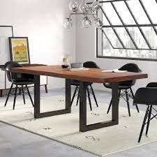Thibault Dining Table Reviews Allmodern Solid Wood Dining Table Wood Dining Table Modern Kitchen Tables