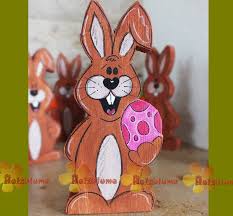 Suchen sie nach holz vorlage, hase, cc 56433? Kleiner Osterhase Aus Holz Ei Ostern Basteln Holz Vorlage Osterhase Osterhasen Aus Holz