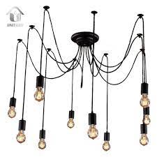 Unitary Antique Large Barn Chandelier With 10 Lights Painted Finish Amazon Co Uk Lighting Pendant Lights Chandeliers Swag Chandelier Cage Pendant Light