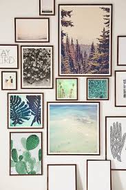 Urban Outfitters Walnut Wood Art Print Frame Gallery Wall Decor Framed Prints
