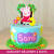 Princess Peppa Pig Birthday Cake