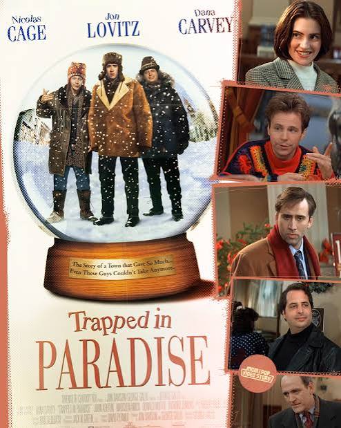 Trapped in Paradise arrived on Home Video today in 1995, after a November  21st, 1994 theatrical release. This cheerfully comic Christmas crime caper  about brotherhood and redemption probably looked like a safe