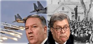 Image result for photos pompeo william barr