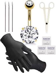 Belly button pain is often associated with the cecum, the appendix, ascending colon, right ovary and fallopian tube, or the right ureter. Sotica Belly Piercing Kit With 14g Surgical Steel Piercing Needle Belly Botton Piercing Kit Navel Piercing Kit With Piercing Clamps Piercing Jewelry For Body Piercing Supply Gold Amazon In Jewellery