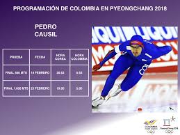 Últimas noticias y artículos sobre juegos olímpicos. Horarios De Los Colombianos En Los Juegos Olimpicos De Invierno