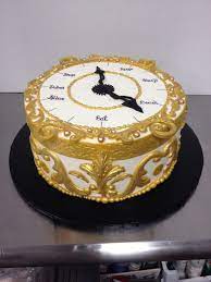 Awesome elegant retirement cakes designs image. Elegant Gold Clock Retirement Cake Cake By Tracycakesar Cake Retirement Cakes Cake Inspiration