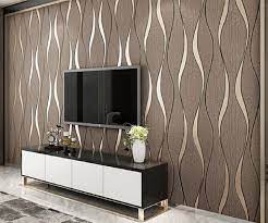 Model kursi kayu minimalis ruang tamu. 12 Desain Wallpaper Dinding Ruang Tamu Yang Keren Banget Mau Pasang Yang Mana Nih Rumah123 Com