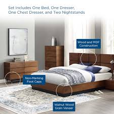Readyorder this solid wood bedroom today. Caima 5 Piece Bedroom Set Contemporary Modern Furniture Modway