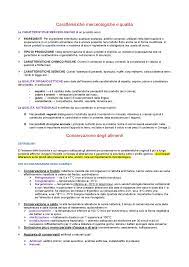 Tabelle alimentari delle principali derrate 1. Merceologia Degli Alimenti Docsity