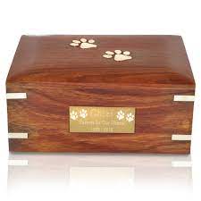 We guarantee high quality at a very affordable price. Forever Paw Prints Wooden Box Pet Urn