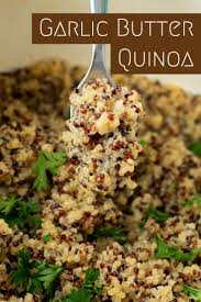 Garlic Butter Quinoa Recipe Garlic Butter Quinoa Recipes Side Dish Quinoa Side Dish
