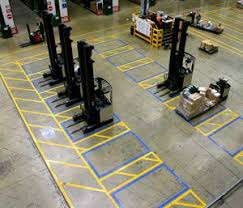 Durable Warehouse Line Marking Factory Design Warehouse Design Lean Manufacturing