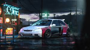 Here you can get the best honda civic wallpapers for your desktop and mobile devices. Cyberpunk Honda Civic Ek3 1998 Hd Cars 4k Wallpapers Images Backgrounds Photos And Pictures