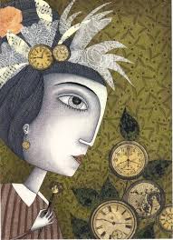 Judith Clay It S A Matter Of Time Whimsical Illustration Art Artwork