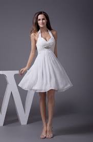 Scoop back short sleeves hidden back zipper train hem lined fit and flare silhouette content + care shell: Short White Wedding Dresses Short Bridal Gowns Dressafford