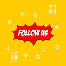 Follow Us Text Modern Design Template Red And Yellow Colors White Background Icons Converter Icons Fitness Icons Maker Png And Vector With Transparent Back Design Template Geometric Background White Background