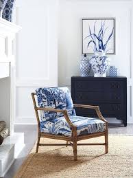Redondo Armchair Blue White Living Room Home Decor Living Room Decor