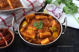 Kadai Paneer With Gravy Karahi Paneer Paneer With Gravy Recipe Recipe In 2020 Recipes Cooking Recipes Stuffed Peppers