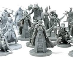 Cómo saber si son positivos los juegos de rol para los hijos. Set X 10 Mini Figuras Juego De Rol D D Pathfinder Mercado Libre