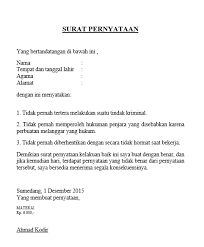 Contoh surat pernyataan tidak sedang bekerja. Contoh Surat Pernyataan Beserta Kegunaannya Nulisweb