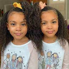 Pin By Lynnette Wilson On Cute Kids Mcclure Twins Baby Girl Hairstyles Black Baby Girls