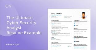 Do you know what to include in your information security analyst resume? Cyber Security Analyst Resume Examples Guide Pro Tips Enhancv