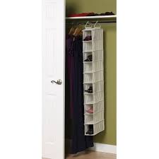 The durable cardboard frame has a polyester surface in a gray mist color that blends with any decor. Closet Rod Hanging Shoe Storage Target