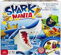 We apologize for the inconvenience this may bring and would like to offer you a compensatory gift after this. Amazon Com Spin Master Games Shark Mania Board Game Toys Games