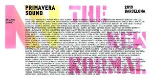 Последние твиты от primavera_sound (@primavera_sound). Bloodbuzzed Primavera Sound 2019 My Draft Schedule