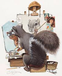 Which is basically a fox mask. Illustration Art Swann Galleries