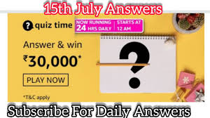 Expert advice from the new york times puzzle master. 15 July Amazon Daily Quiz Answers Today Win Big Rewards From Amazon Youtube