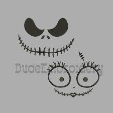 Nightmare before christmas embroidery designs. Nightmare Before Christmas Jack Skellington Embroidery Etsy