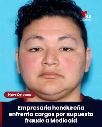 Melissa Araujo, de origen hondureño, fue arrestada por presunto fraude a  Medicaid tras ocultar información sobre sus ingresos para recibir  beneficios. La investigación fue realizada por la Oficina de Investigación  de Luisiana.