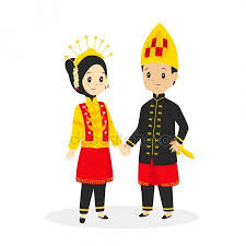 Tengkuluk tanduk ini berarti adanya kebaikan akal serta tanggung jawab yang ditanamkan pada hati penduduk minang. 16 Ide Pakaian Adat Kartun Gambar Pengantin Pakaian