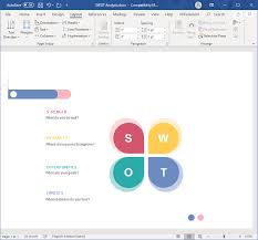 Open the word file where you want to make all the pictures of the same size. Swot Templates For Word