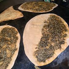 Fresh Manoushi On The Saj Would You Add Labneh Or Vegetables Visit Souk El Tayeb On Saturdays 9am To 2pm At Beirut Souks Sou Food Farmers Market Labneh