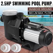 Key features of this motor are ball bearings, class b insulation, 303 stainless steel threaded shaft, 60 hz, ccw pump end rotation and 40c ambient. Hayward 2 5hp In Above Ground Swimming Pool Pump Motor Strainer Generic 110v Shopping Com