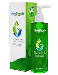 Livefresh Natural Tea Tree Oil Facial Cleanser Large 8 5 Oz Natural Anti Aging Deep Cleansing Ge Tea Tree Oil Face Wash Tea Tree Oil Facial Facial Cleanser