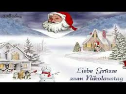 Nikolauskomm In Unser Haus Bringt Nusse Und Mandelnrentier Lasst Uns Froh Youtube Christmas Pictures Santa Funny Pretty Cards