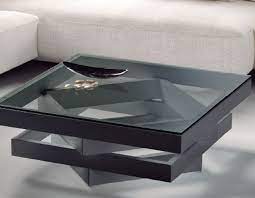 table basse carree design en verre esther coloris au choix living room styles coffee table center table