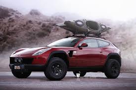 I would be shocked if the ff which has 90hp more lost. Rendering Ferrari Ff As An Edgy Off Road Suv