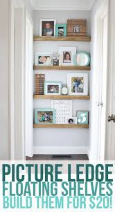 Picture Ledge Diy Floating Shelves The Craft Patch Farm House Living Room Farmhouse Decor Living Room Cozy Farmhouse Living Room
