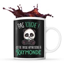 Mug Raymonde Pas Touche Panda| Tasse Idée Cadeau