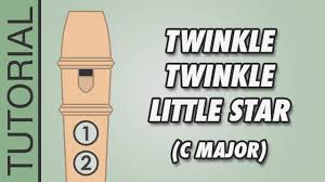 Up above the world so high, like a diamond in the sky. How To Play Twinkle Twinkle Little Star C Major On The Recorder Easy Tutorial Youtube